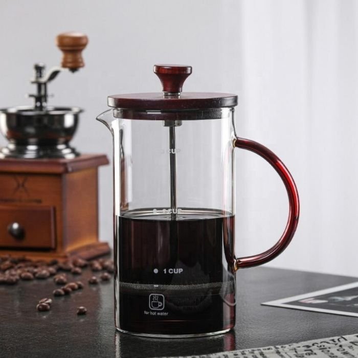 Prensa Francesa Tapa de Madera 800 ml - Imagen 4