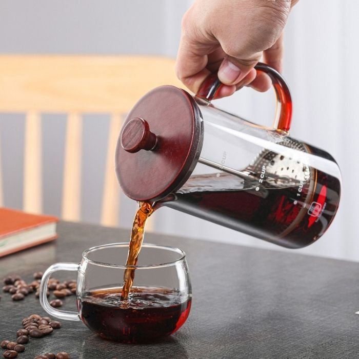 Prensa Francesa Tapa de Madera 800 ml - Imagen 5