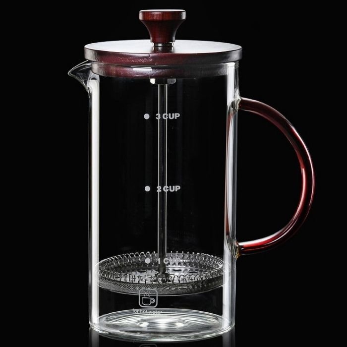 Prensa Francesa Tapa de Madera 800 ml - Imagen 6