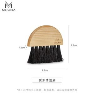 Cepillo con mango madera negro, MUVNA
