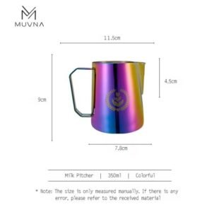 Jarra de Arte Latte 350 ml, MUVNA, Multicolor