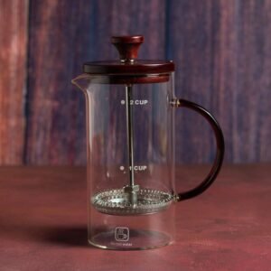 Prensa Francesa con Tapa de Madera 400 ml