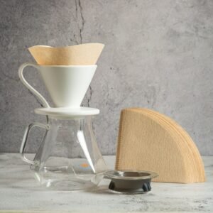 Kit V60 de Cerámica Blanca