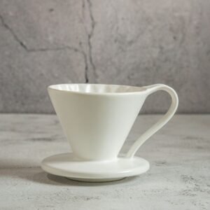 Dripper V60 Cerámica Blanco 1-2 Tazas