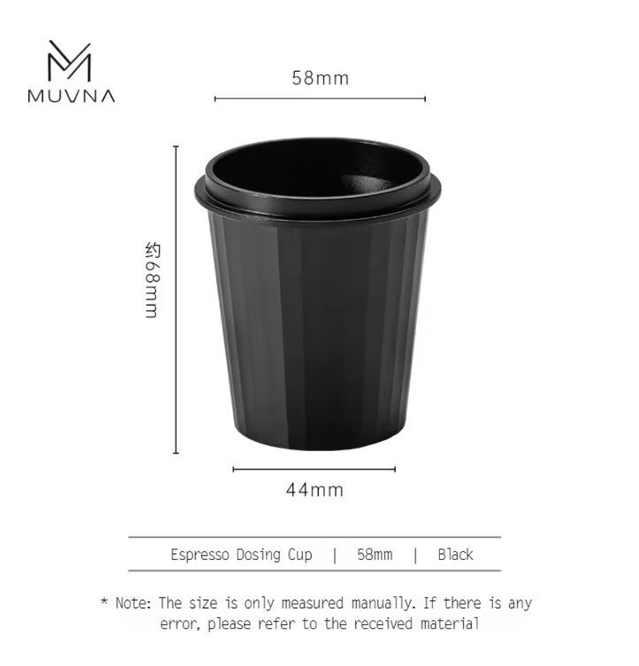 Taza Dosificadora para Espresso 58mm, MUVNA